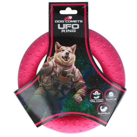 Dog Comets UFO Ring Roze M