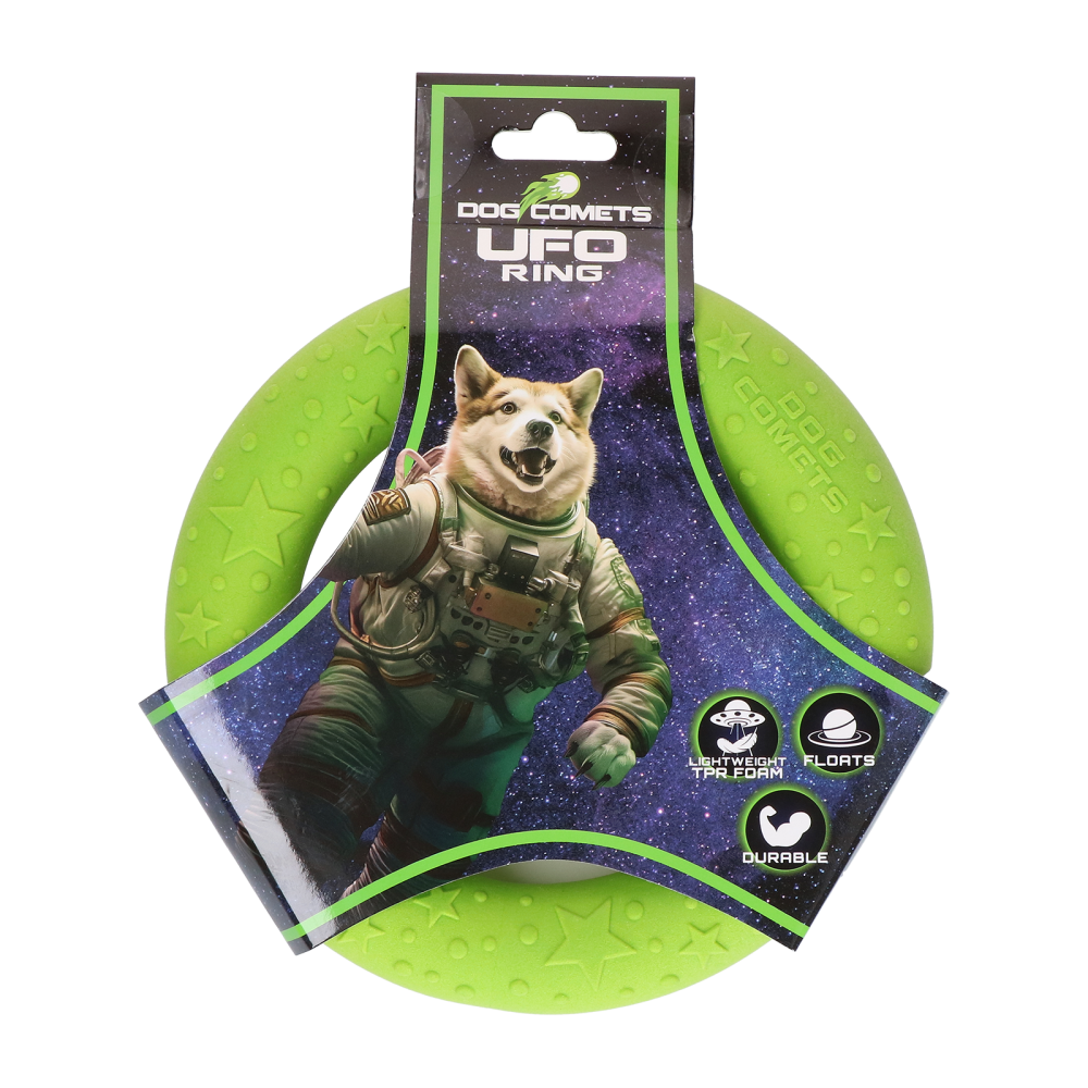 Dog Comets UFO Ring Groen S