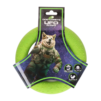 Dog Comets UFO Ring Groen S