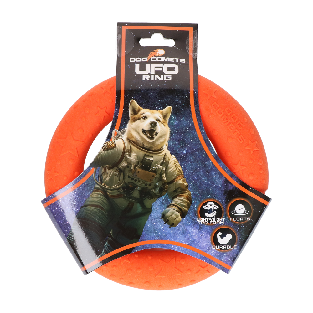 Dog Comets UFO Ring Oranje S