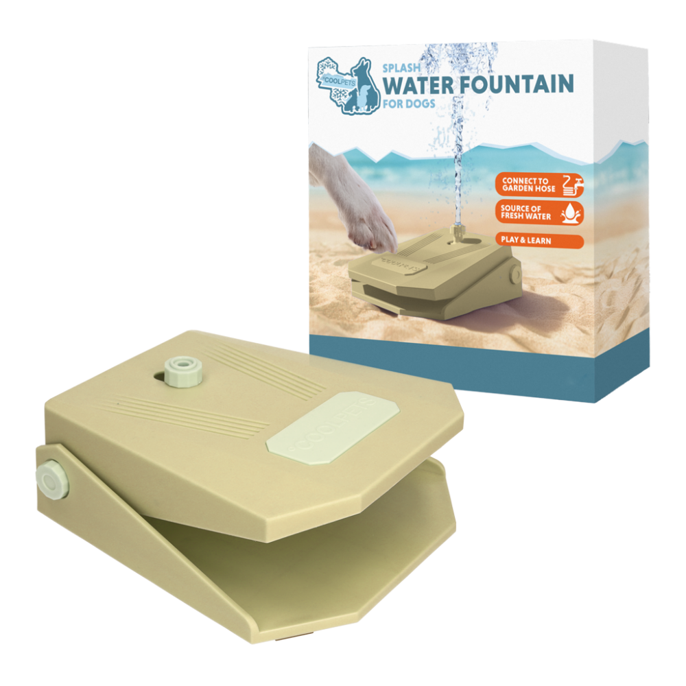 Coolpets Splash Water Fountain Beige