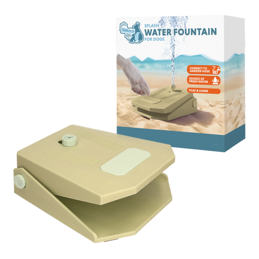 Coolpets Splash Water Fountain Beige