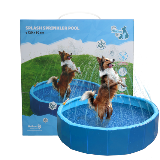 Coolpets Splash Sprinkler Pool 120cm, 30 cm