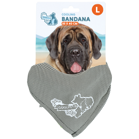 Coolpets Cooling Bandana Beige L
