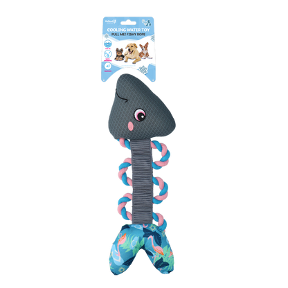 CoolPets Pull Me! Fishy Rope Flamingo