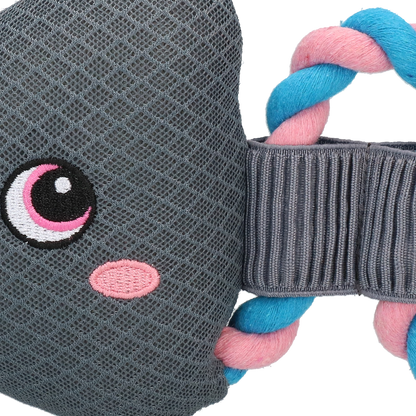 CoolPets Pull Me! Fishy Rope Flamingo
