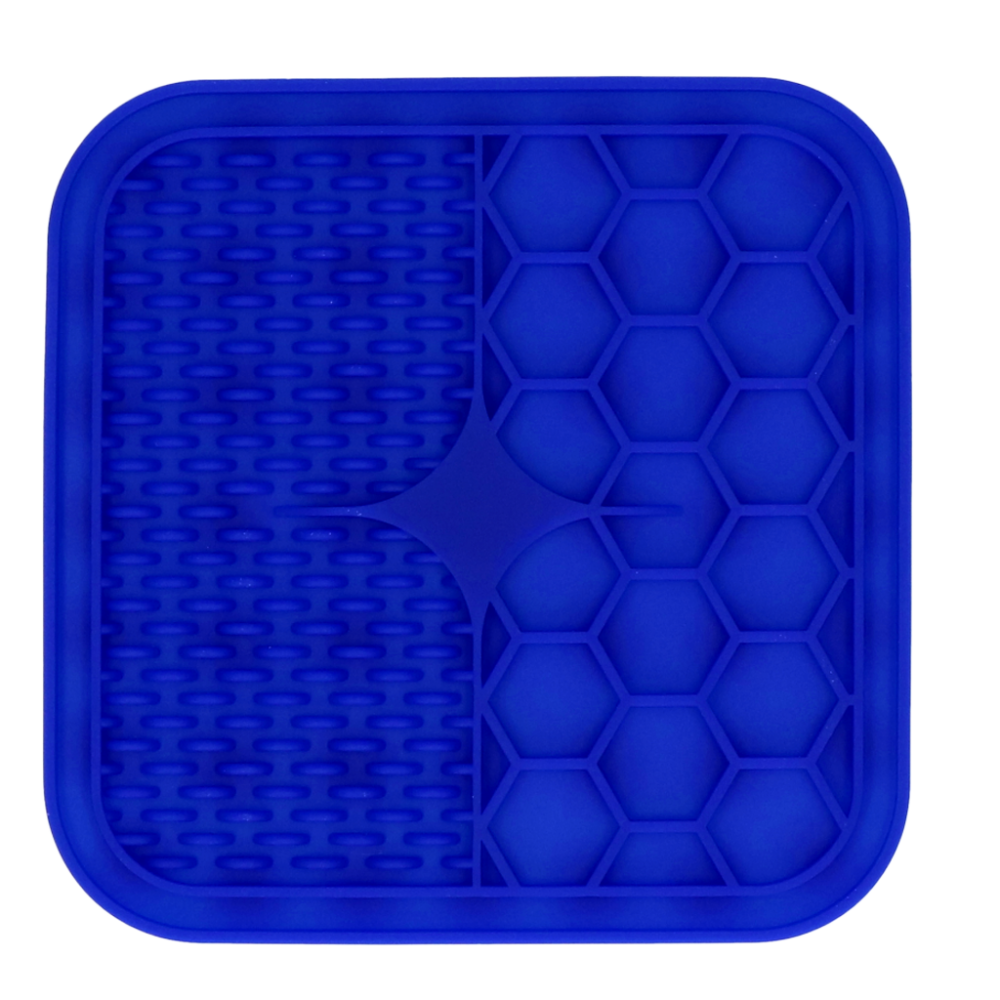 Eat Slow Live Longer Lick Mat Duo S Blauw