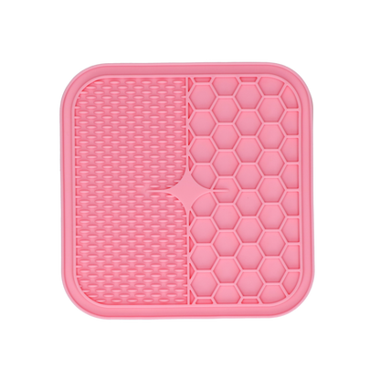 Eat Slow Live Longer Lick Mat Duo M Roze