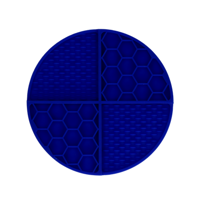 Eat Slow Live Longer Lick Mat Dimensions Circle Blauw