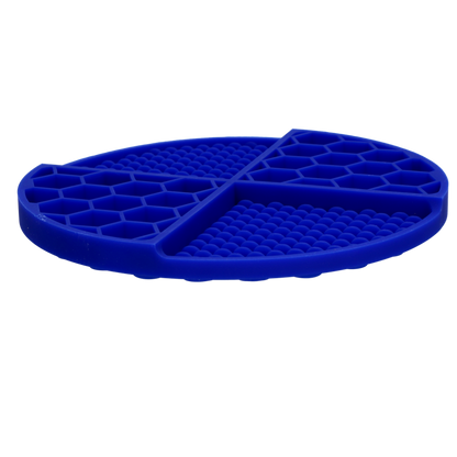 Eat Slow Live Longer Lick Mat Dimensions Circle Blauw