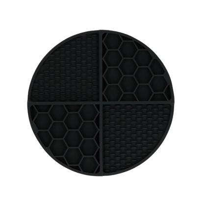 Eat Slow Live Longer Lick Mat Dimensions Circle Grijs