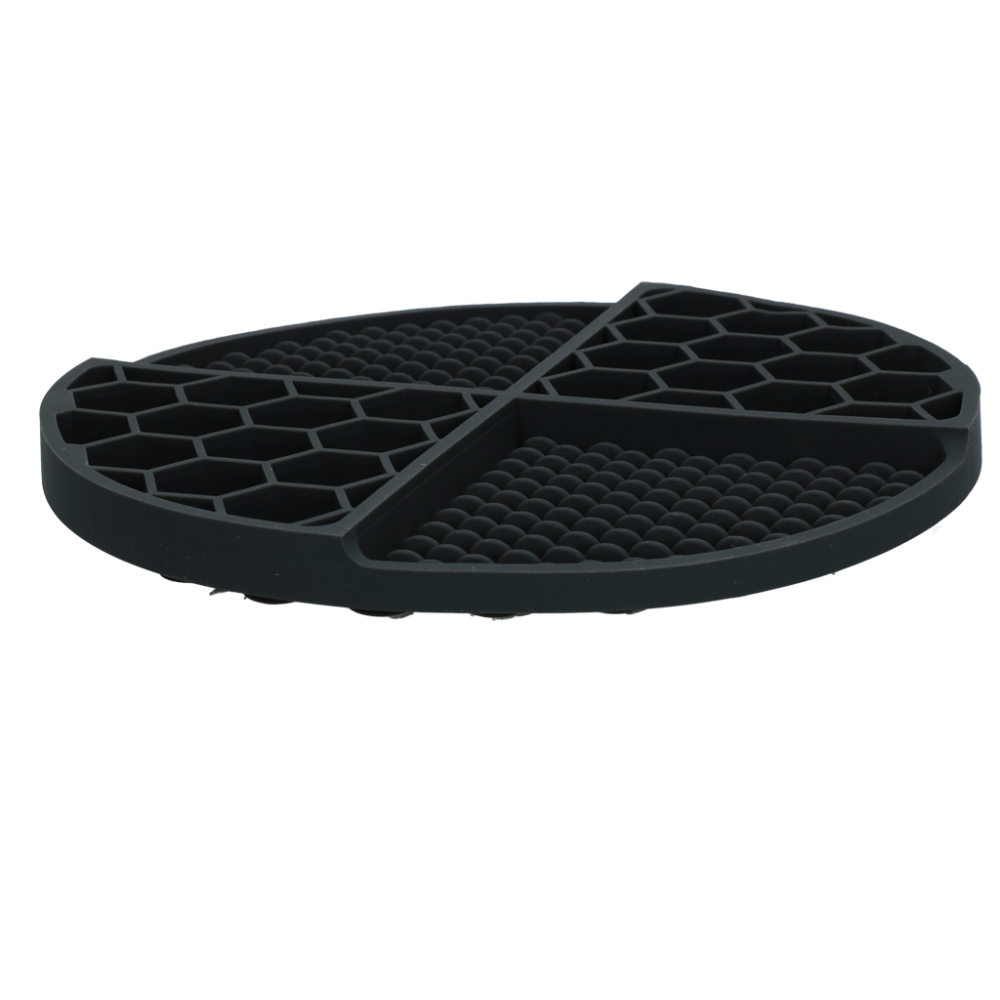 Eat Slow Live Longer Lick Mat Dimensions Circle Grijs
