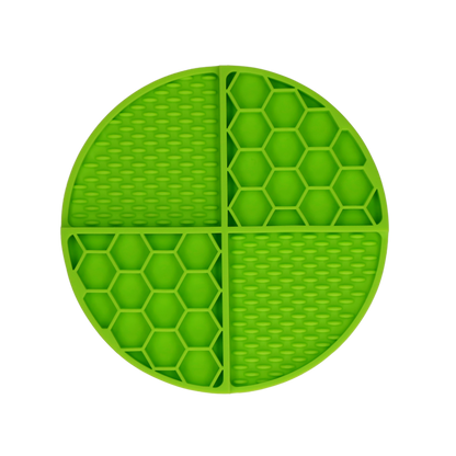 Eat Slow Live Longer Lick Mat Dimensions Circle Groen