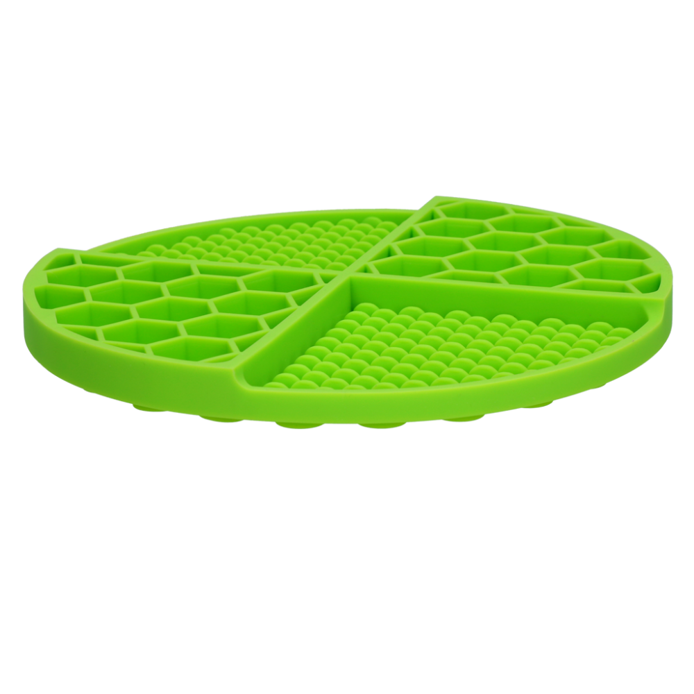 Eat Slow Live Longer Lick Mat Dimensions Circle Groen
