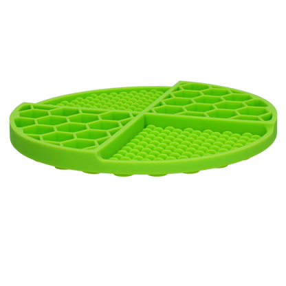 Eat Slow Live Longer Lick Mat Dimensions Circle Groen