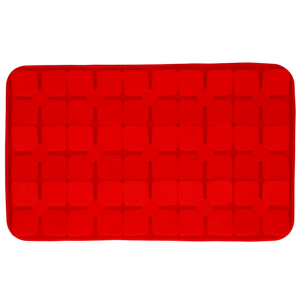 Eat Slow Live Longer Lick Mat Dimensions Flower Rood