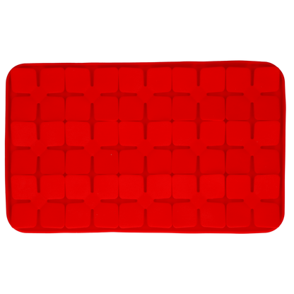 Eat Slow Live Longer Lick Mat Dimensions Flower Rood