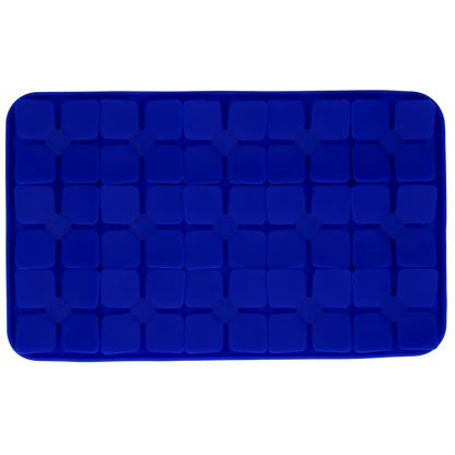 Eat Slow Live Longer Lick Mat Dimensions Flower Blauw