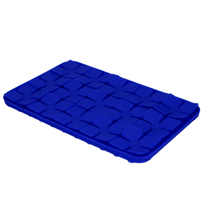Eat Slow Live Longer Lick Mat Dimensions Flower Blauw