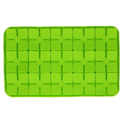Eat Slow Live Longer Lick Mat Dimensions Flower Groen