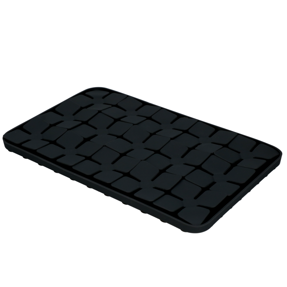 Eat Slow Live Longer Lick Mat Dimensions Flower Grijs