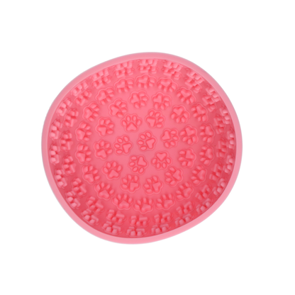 Eat Slow Live Longer Lick Mat Wobble Bowl Roze