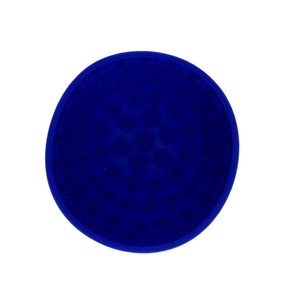 Eat Slow Live Longer Lick Mat Wobble Bowl Blauw