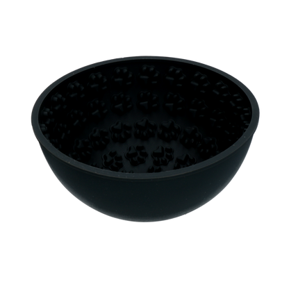 Eat Slow Live Longer Lick Mat Wobble Bowl Grijs