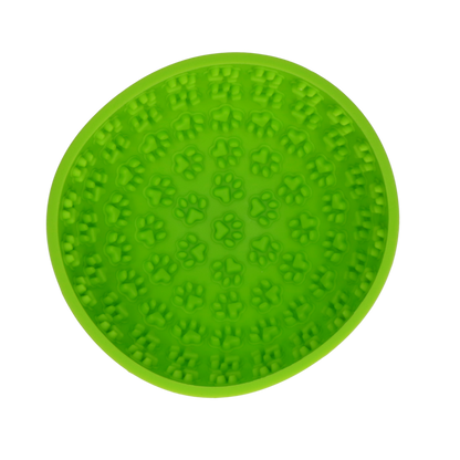 Eat Slow Live Longer Lick Mat Wobble Bowl Groen