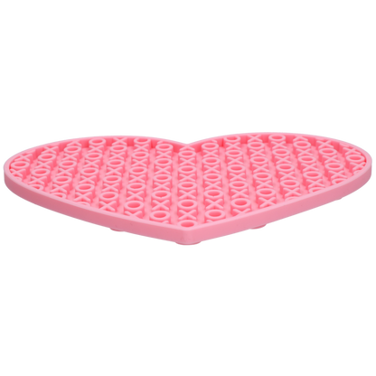 Eat Slow Live Longer Lick Mat Lovely Heart Roze