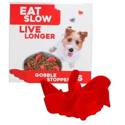 Eat Slow Live Longer Gobble Stopper Rood S