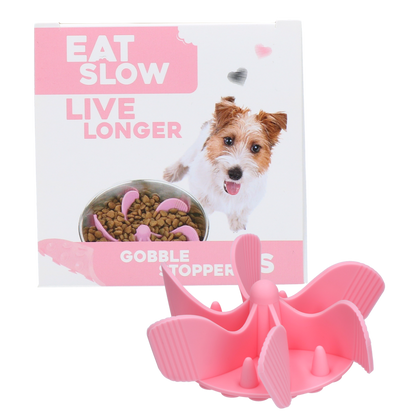 Eat Slow Live Longer Gobble Stopper Roze S