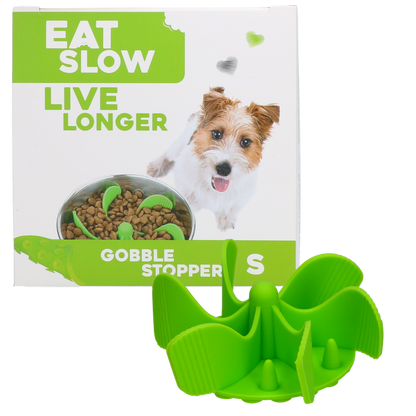 Eat Slow Live Longer Gobble Stopper Groen S