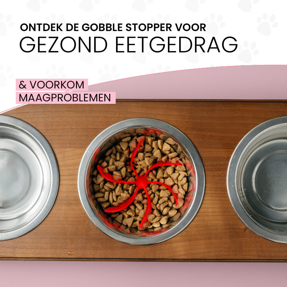 Eat Slow Live Longer Gobble Stopper Roze M