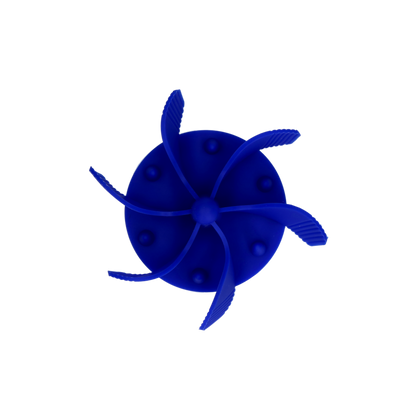 Eat Slow Live Longer Gobble Stopper Blauw M