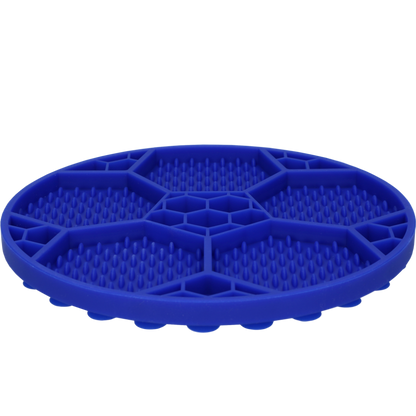 Eat Slow Live Longer Lick Mat Soccer Ball Blauw