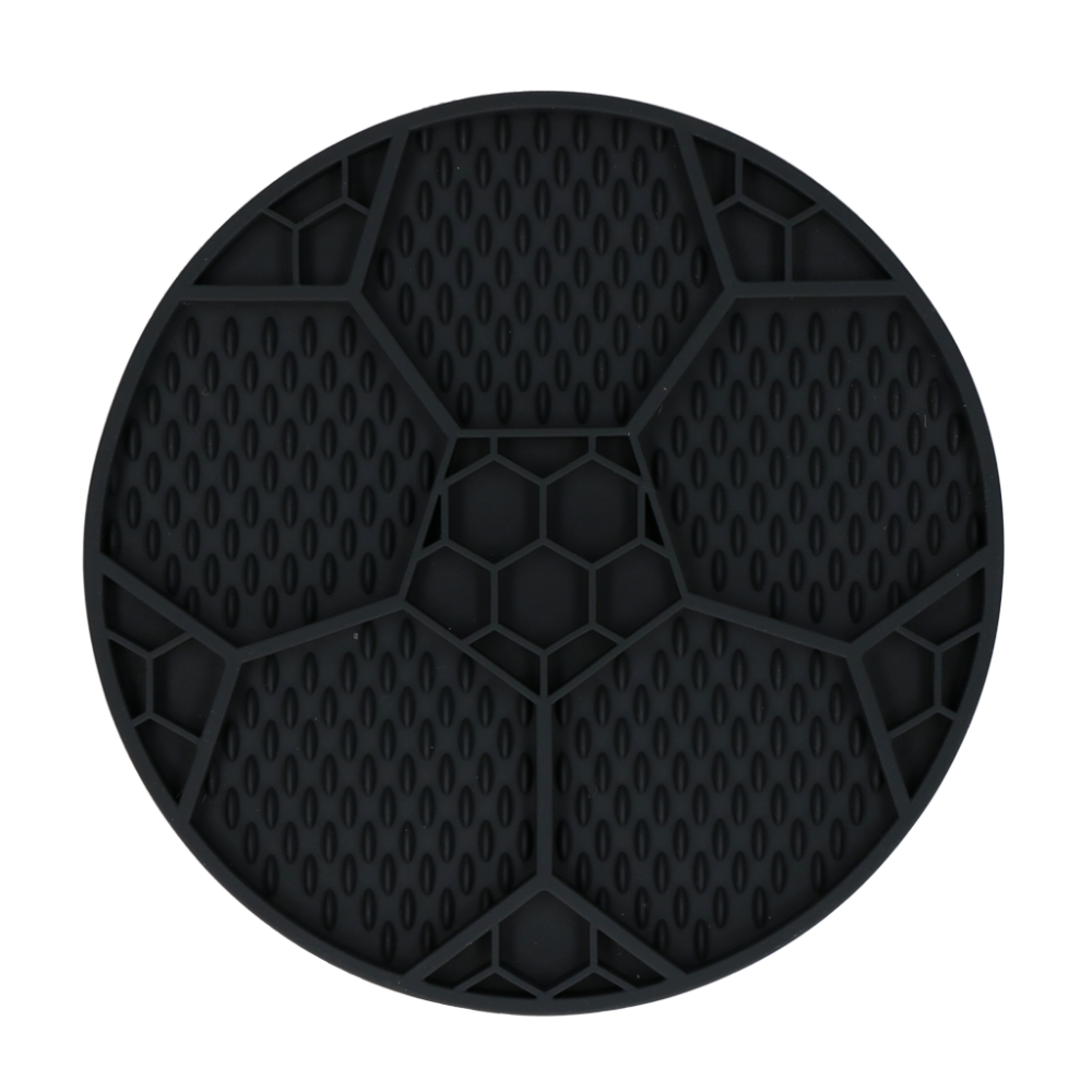 Eat Slow Live Longer Lick Mat Soccer Ball Grijs