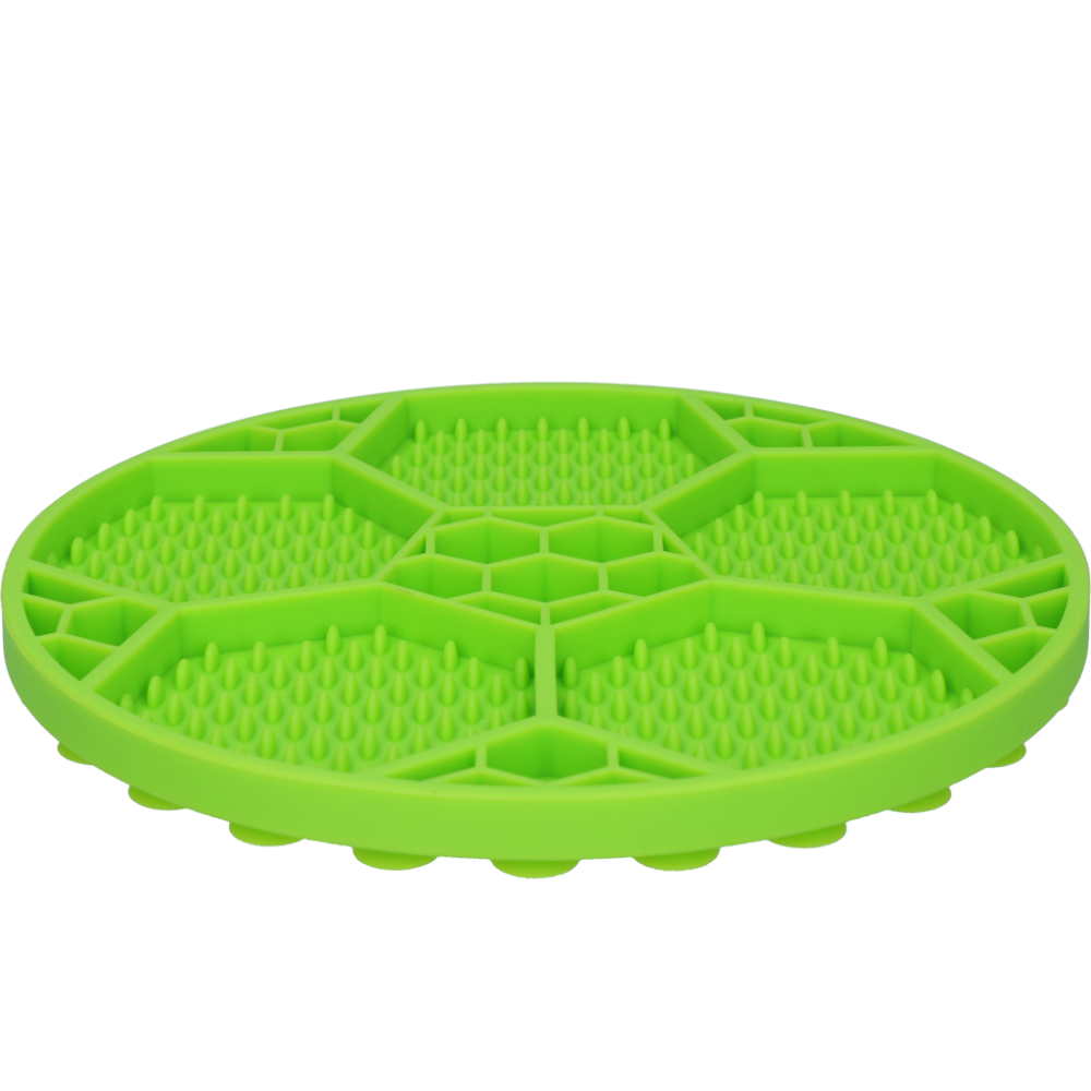 Eat Slow Live Longer Lick Mat Soccer Ball Groen