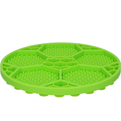 Eat Slow Live Longer Lick Mat Soccer Ball Groen