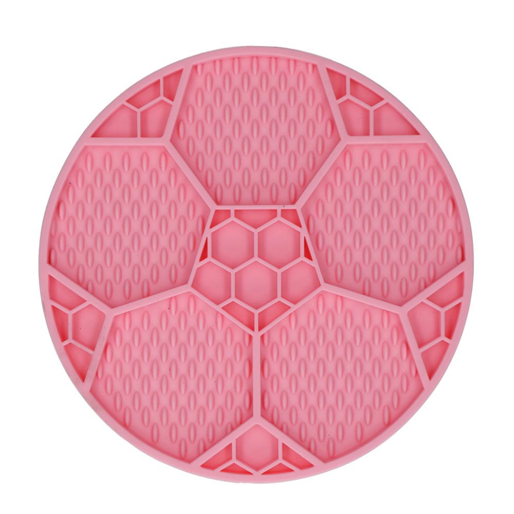 Eat Slow Live Longer Lick Mat Soccer Ball Roze