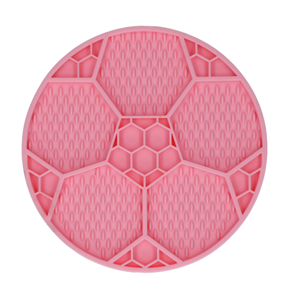 Eat Slow Live Longer Lick Mat Soccer Ball Roze