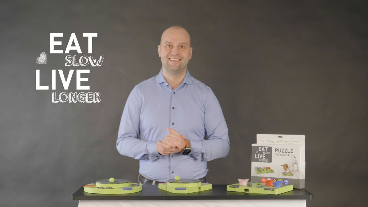 Eat Slow Live Longer Puzzle Rectangle