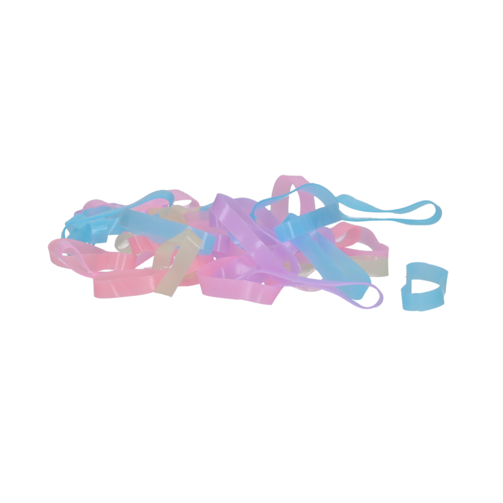 Excellent Horse Rubber Bands Silicone Rainbow