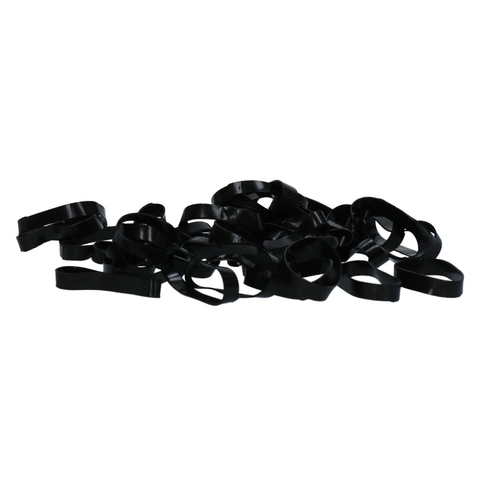 Excellent Horse Rubber Bands Silicone Black