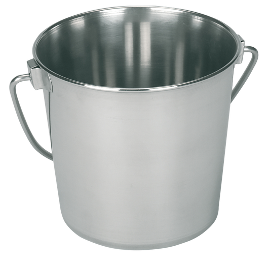 Emmer RVS 8,5 l