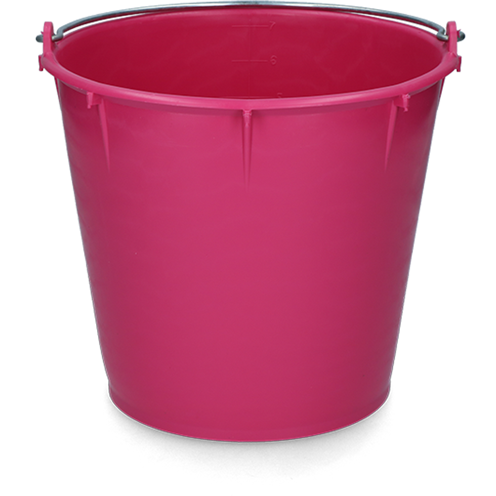 Emmer 7 l met beugel Roze