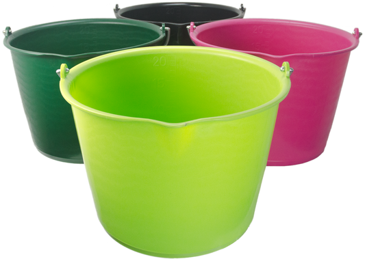 Emmer 15 l met schenktuit Roze