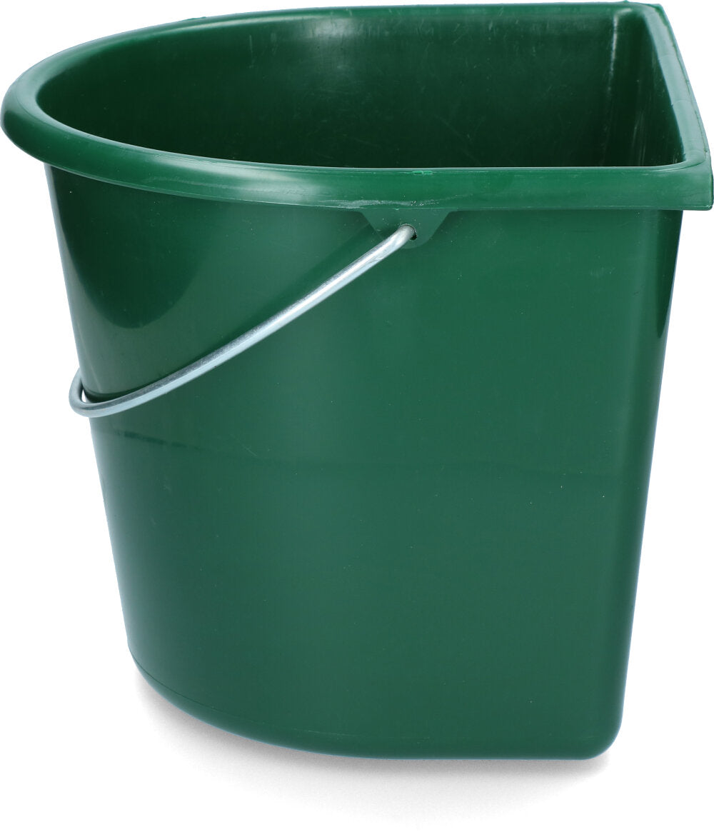 Emmer met vlakke kant 15 l Groen