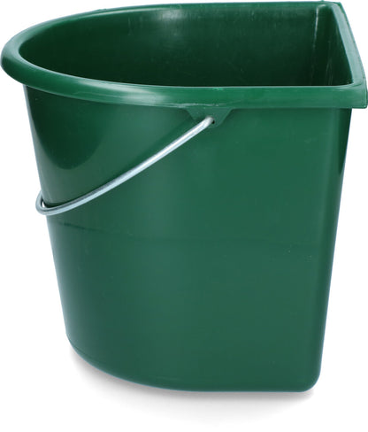 Emmer met vlakke kant 15 l Groen