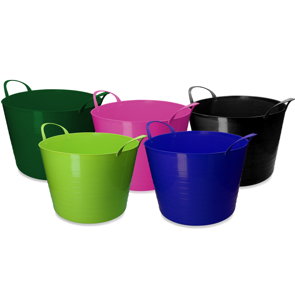 vPlast Emmer V-Trug Flexi 65 l Blauw